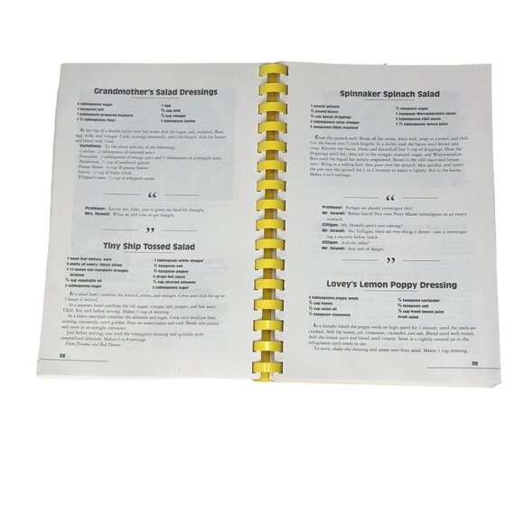 Mary Ann's Gilligan's Island Cookbook Recipe Book Dawn Wells Vintage Ken Beck Ji - Picture 9 of 11